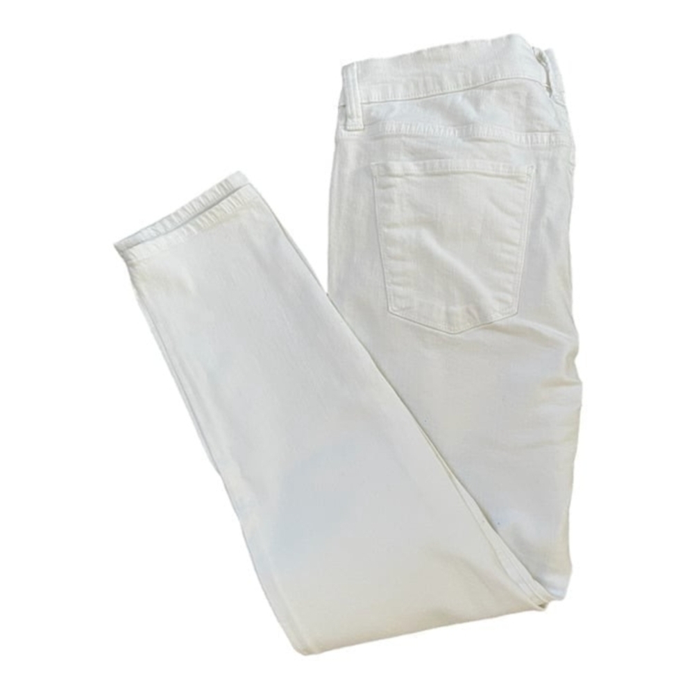 Lucky Brand Women's White Skinny Jeans Size 8/29 Ankle Stretch Cotton Denim VG - Picture 5 of 6